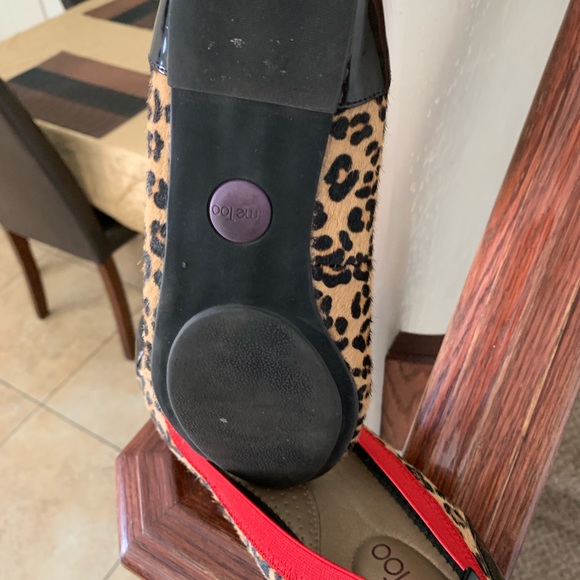 Red and black leopards flats - Picture 2 of 3
